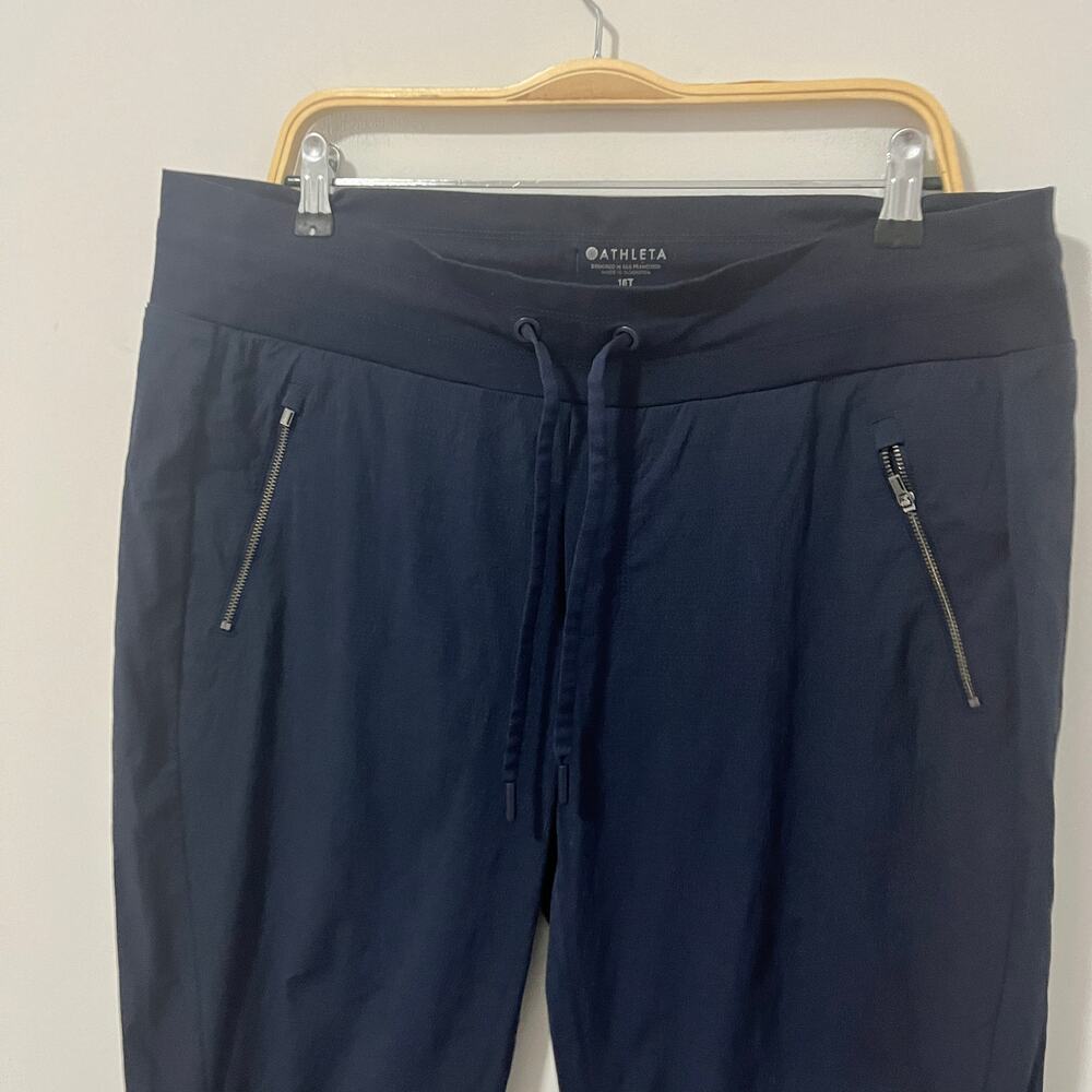 Athleta Trekkie North Dark Blue Gray Pants Size 16 Tall - Picture 5 of 7